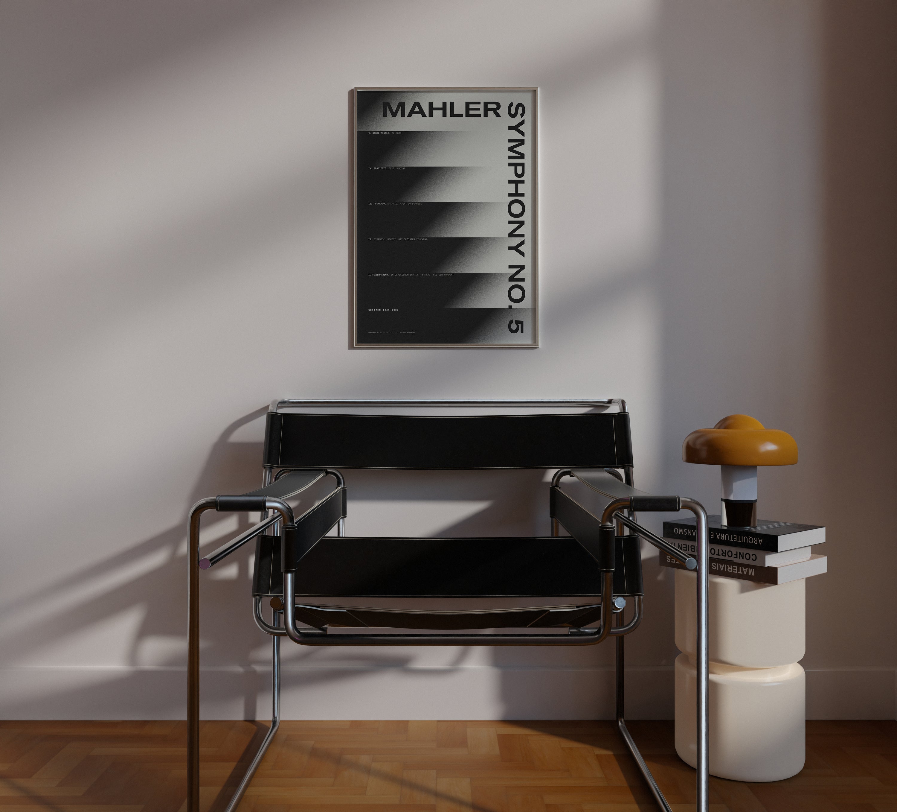 Gustav Mahler's Symphony No. 5 Classical Music Concert Poster