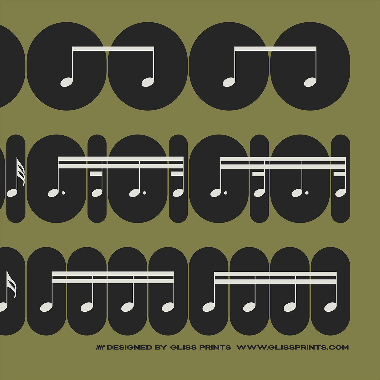 Music Note Value Poster | Rhythm Beat Breakdown | Green