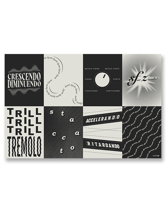 Musical Terms Educational Print