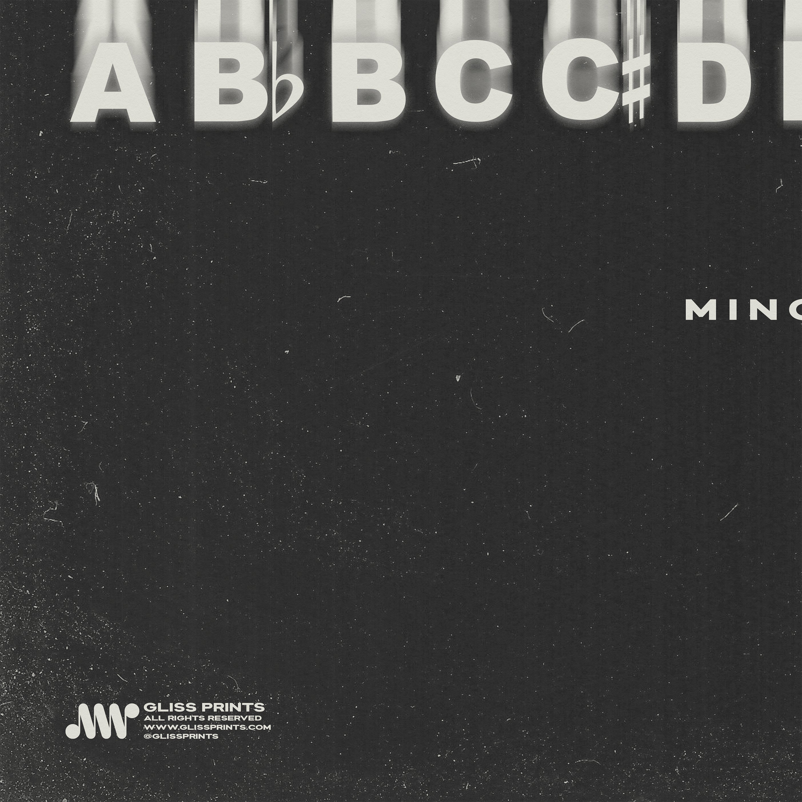 Relative Music Key Signatures Print