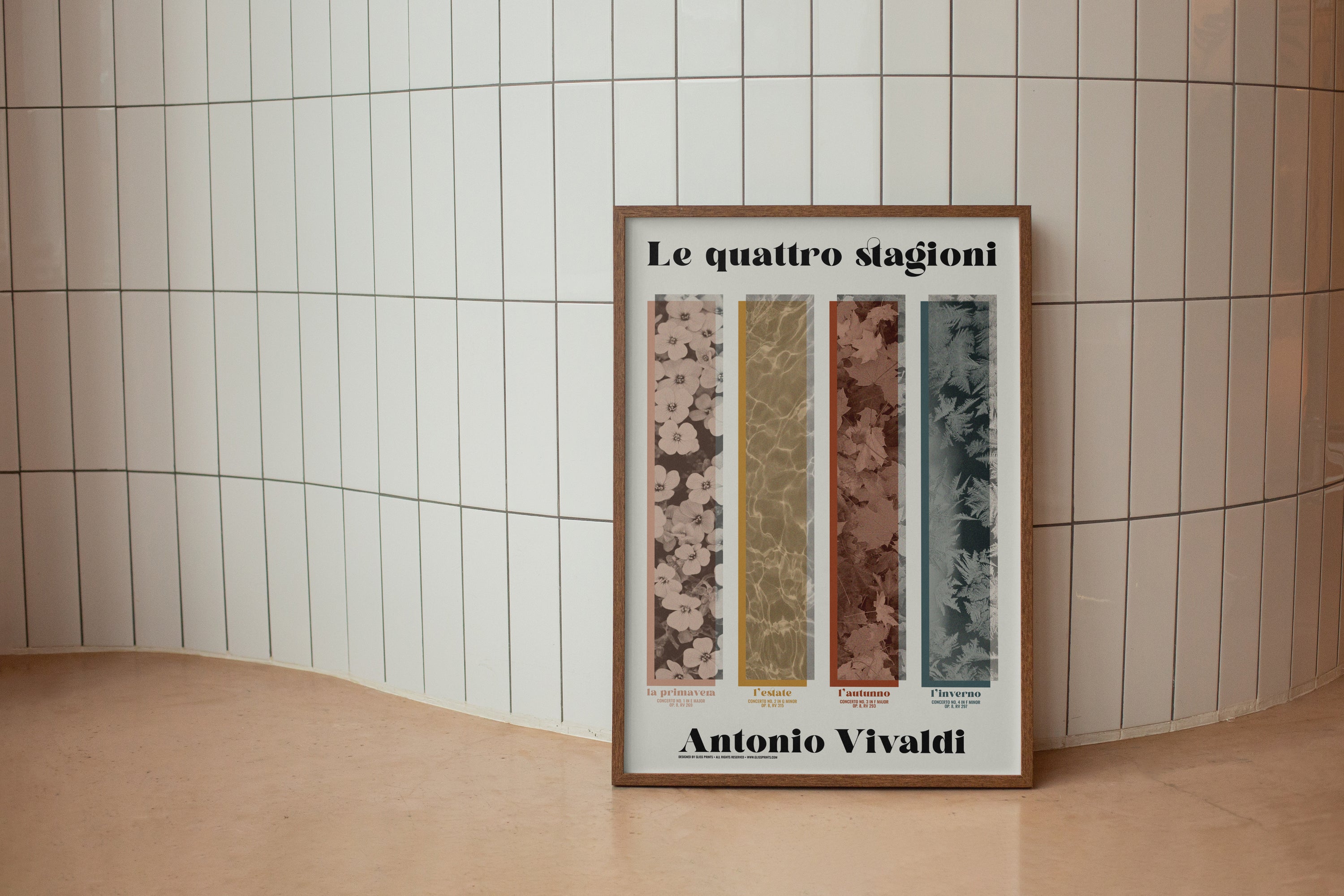 Antonio Vivaldi The Four Seasons Concert Poster
