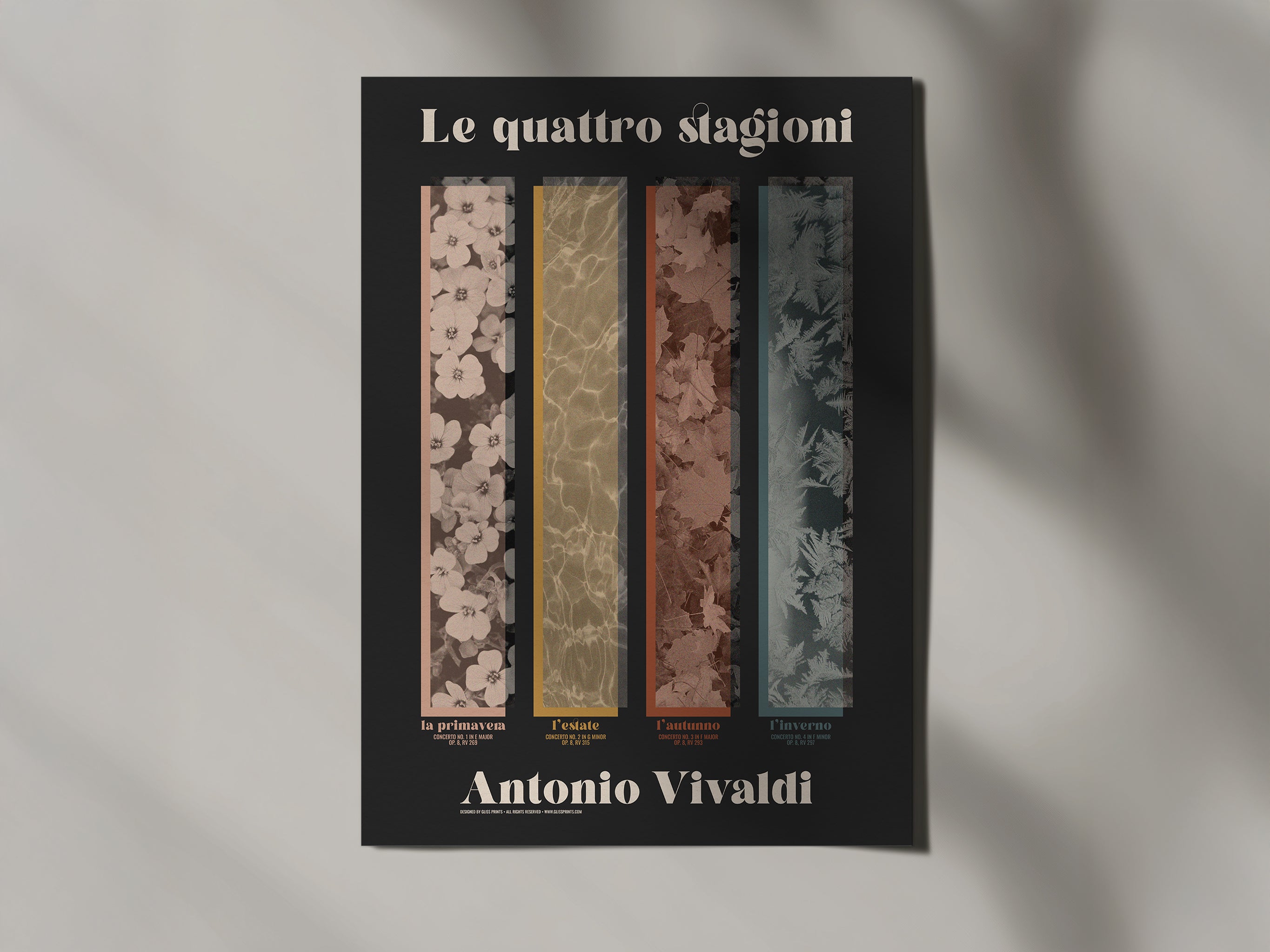 Antonio Vivaldi The Four Seasons Concert Poster