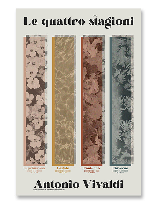 Antonio Vivaldi The Four Seasons Concert Poster