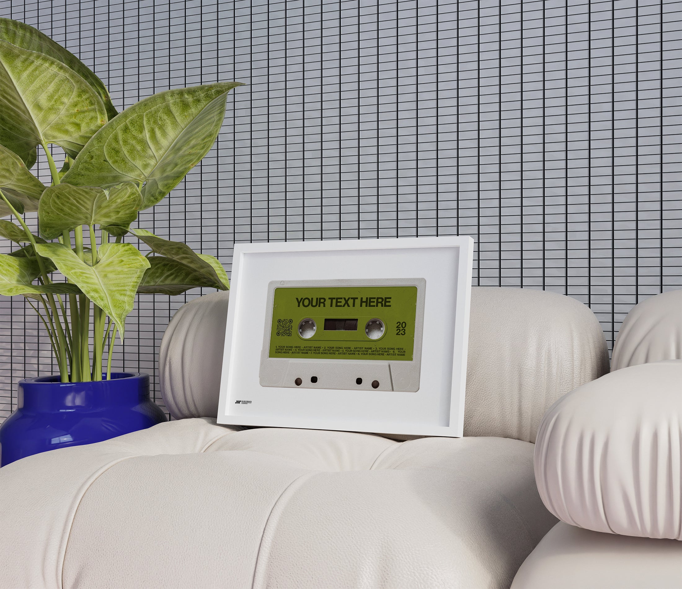 Custom Cassette Tape Print