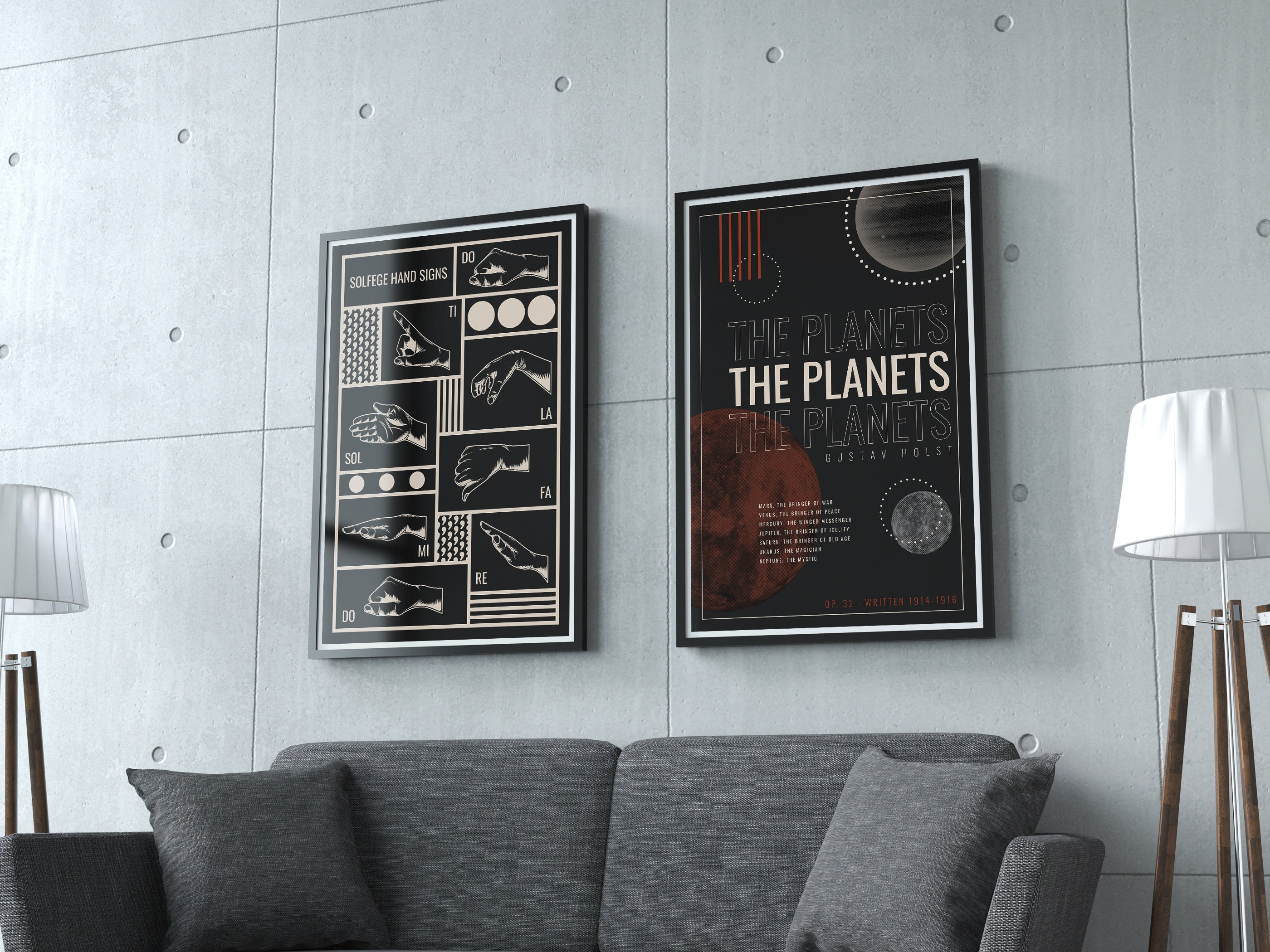 Gustav Holst, The Planets Op. 32 Poster