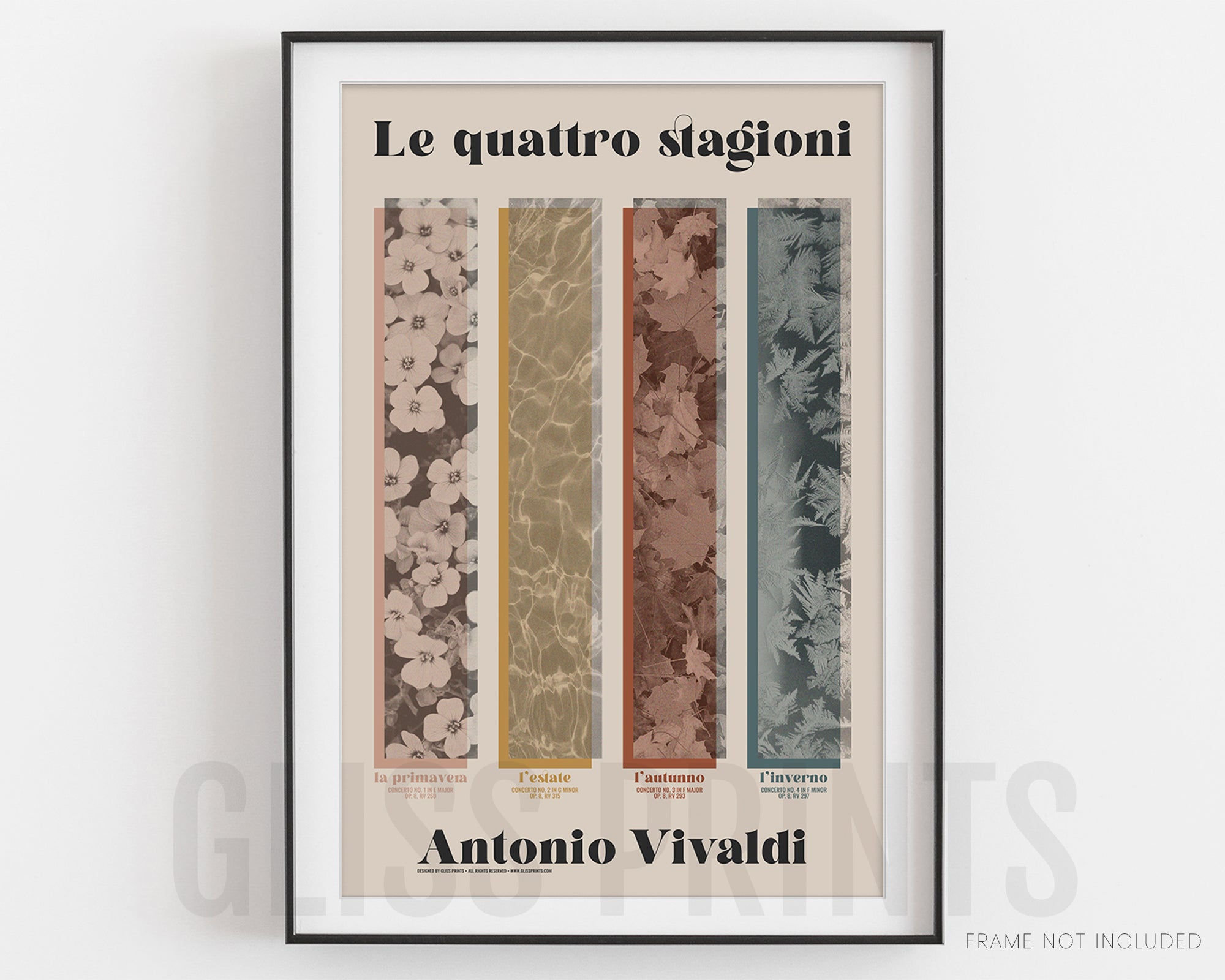 Antonio Vivaldi The Four Seasons Concert Poster