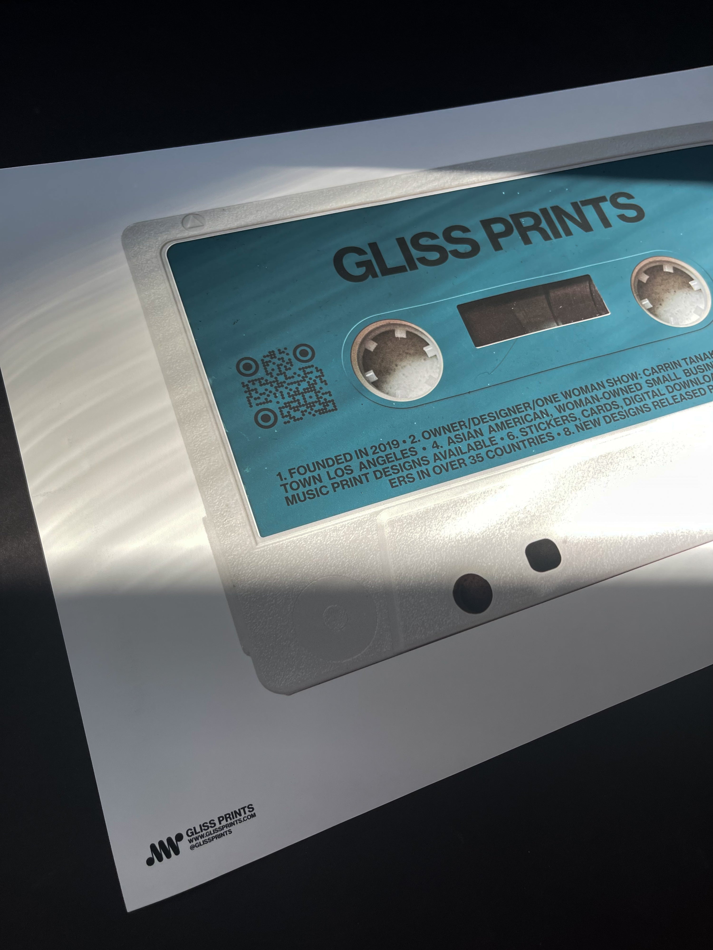 Custom Cassette Tape Print