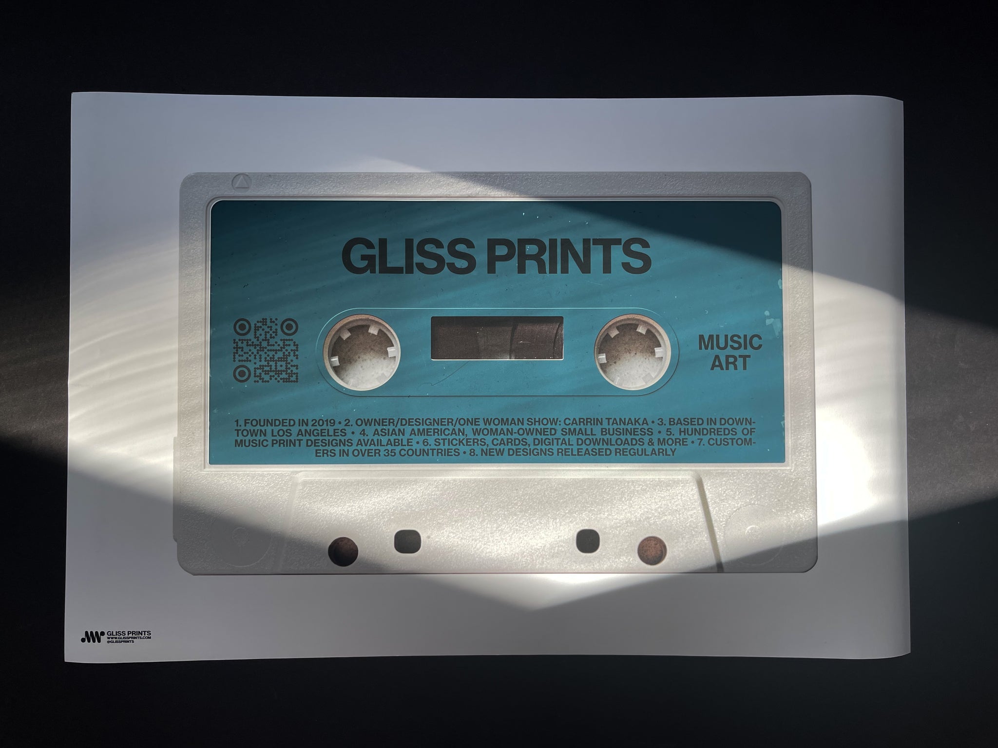 Custom Cassette Tape Print