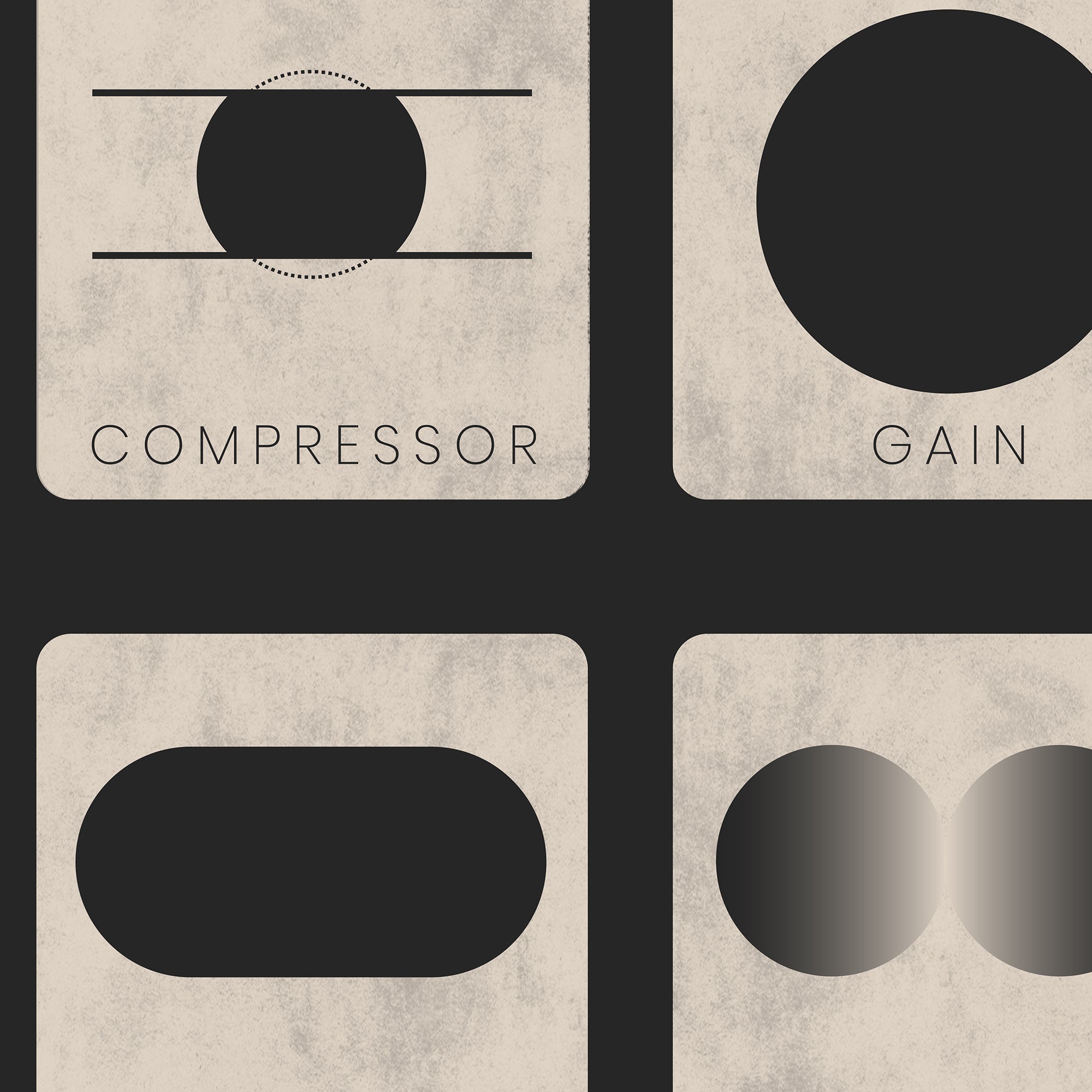 Music Production Terms, Graphic Representation, Black