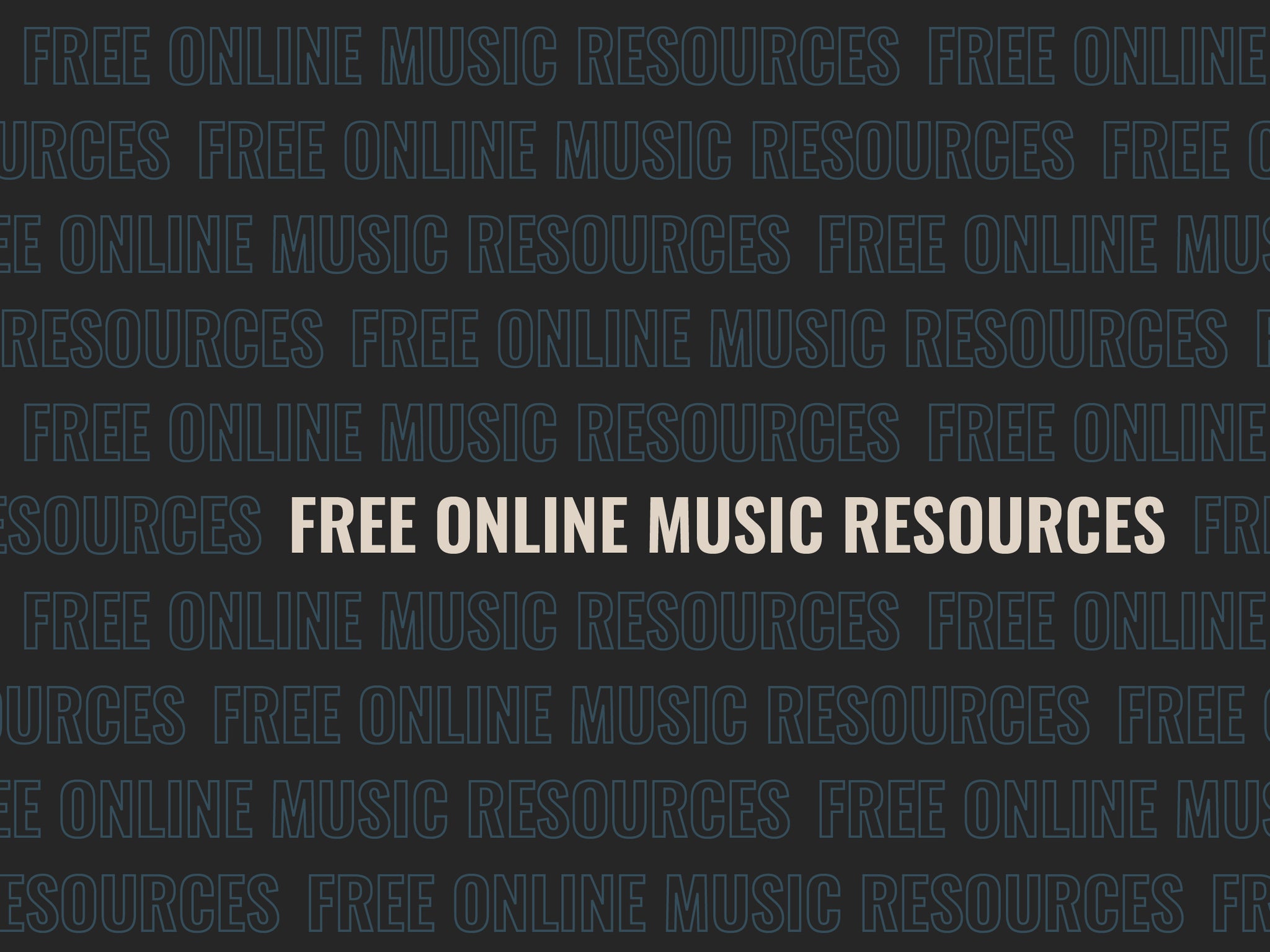Free Online Music Resources