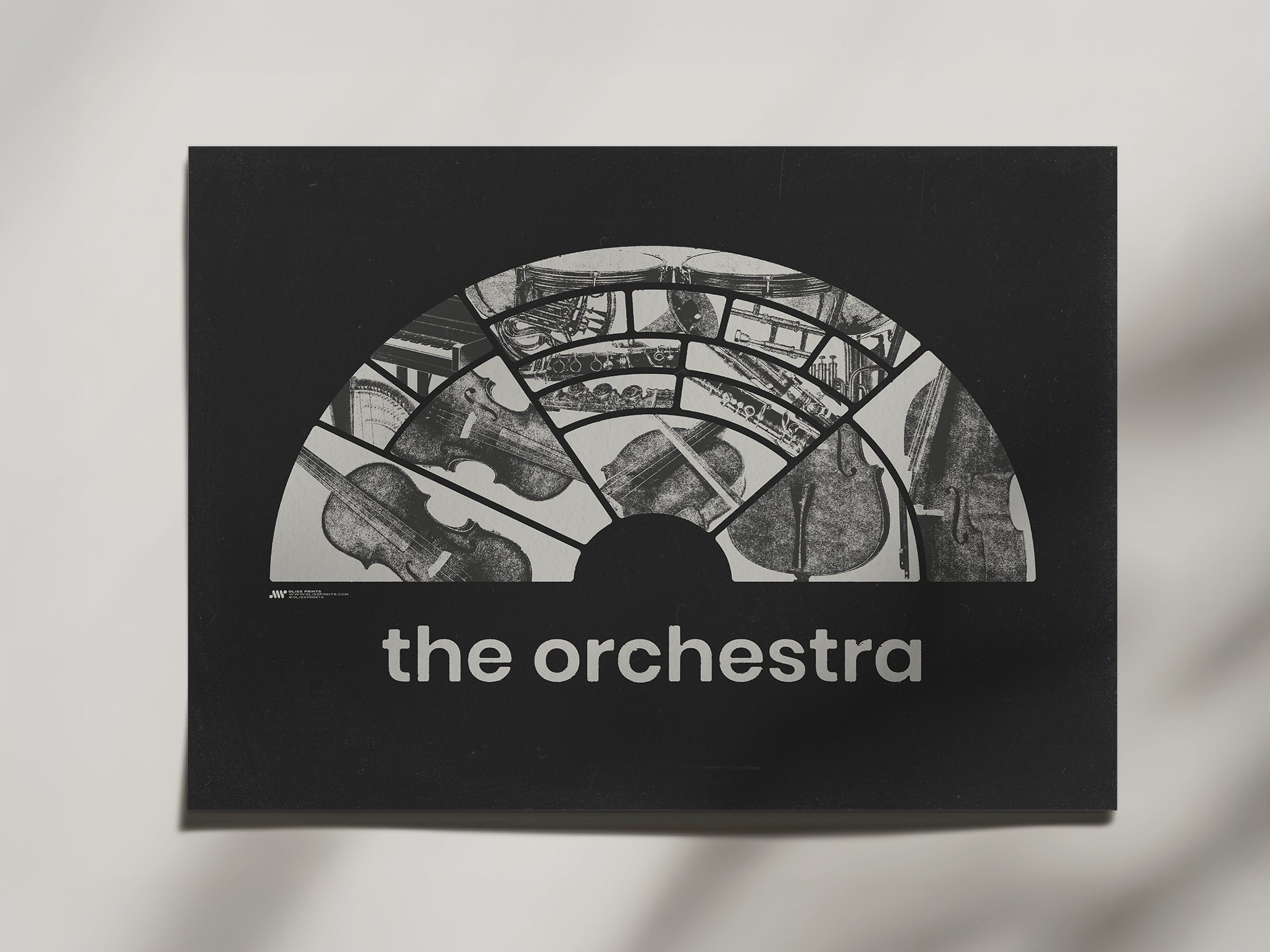 Orchestra Seating Chart Art Print