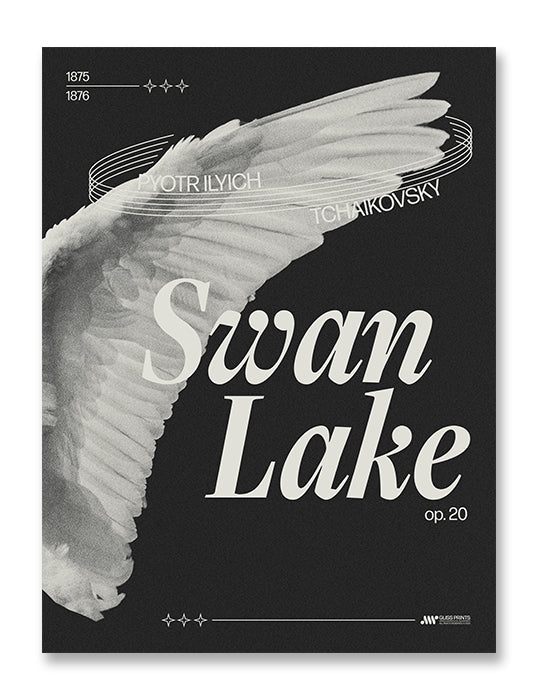 Tchaikovsky's Swan Lake Concert Poster