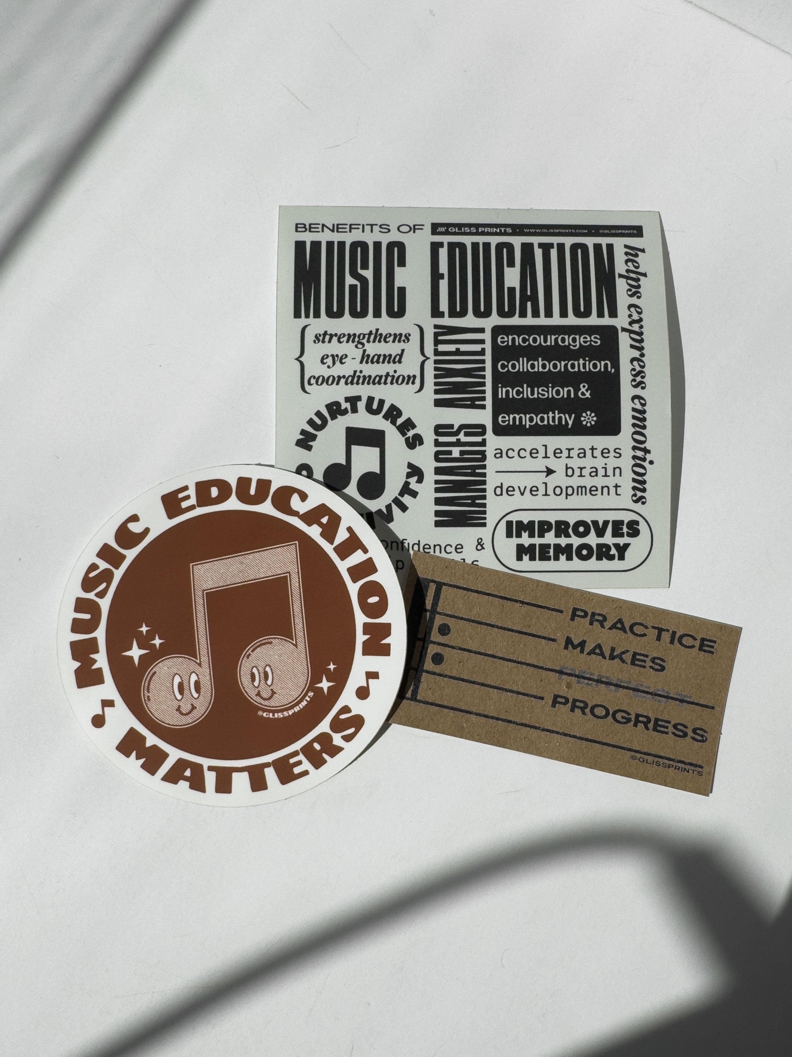 Music Education Sticker Bundle β Gliss Prints