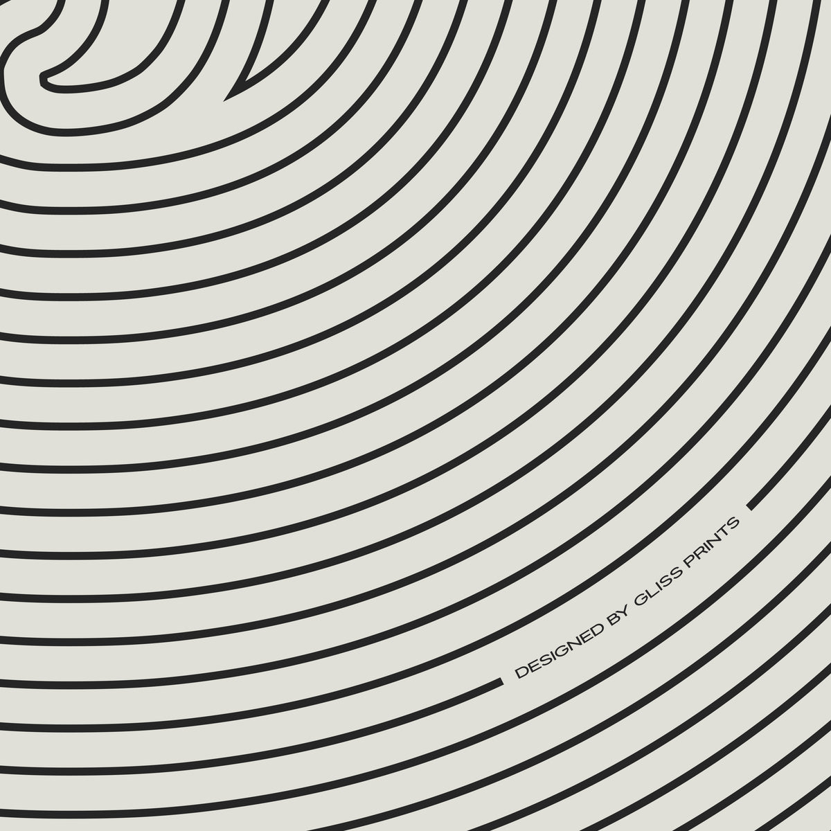 Alto/Tenor Clef Poster, Striped Pattern