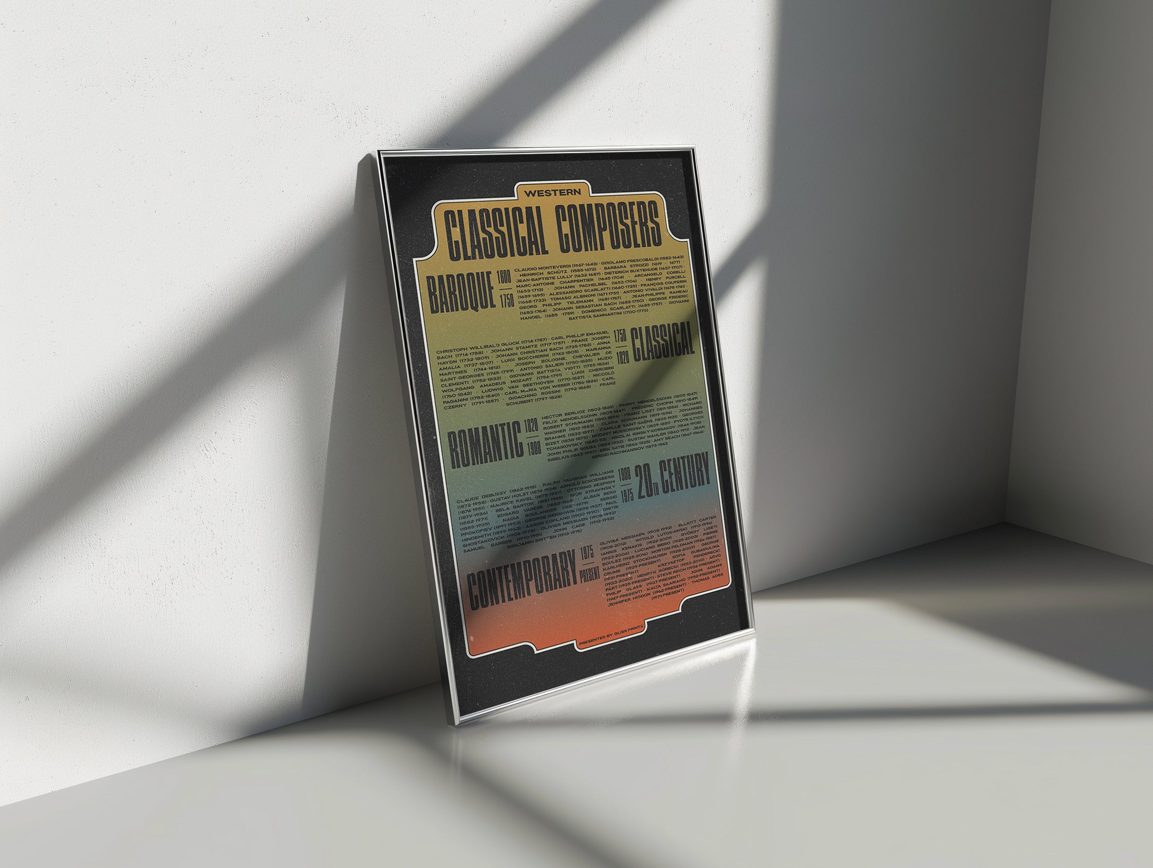 Classical Composers, Music Festival Poster