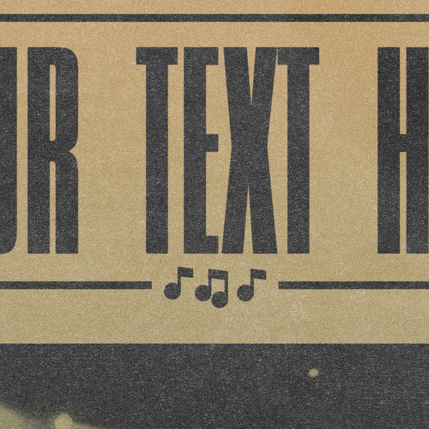 Custom Music Concert Poster