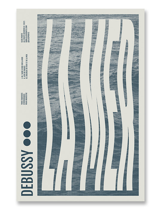 Claude Debussy La Mer Concert Print