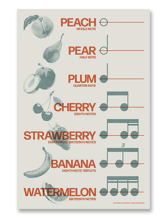 Gliss Prints - Music Posters