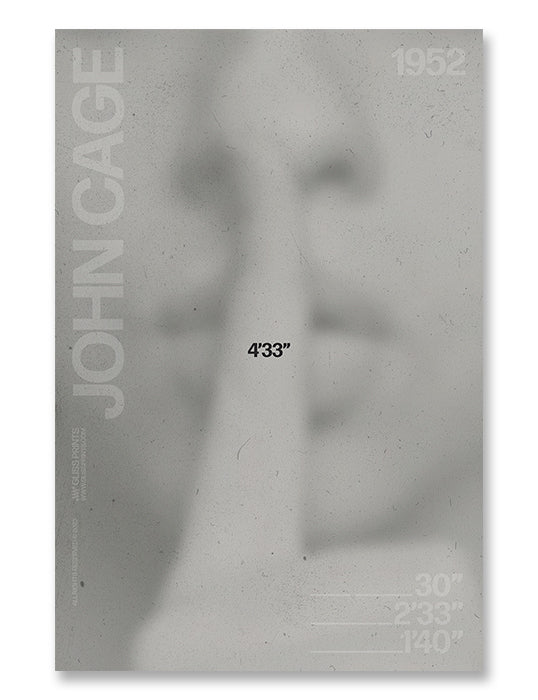 John Cage 4'33" Concert Poster