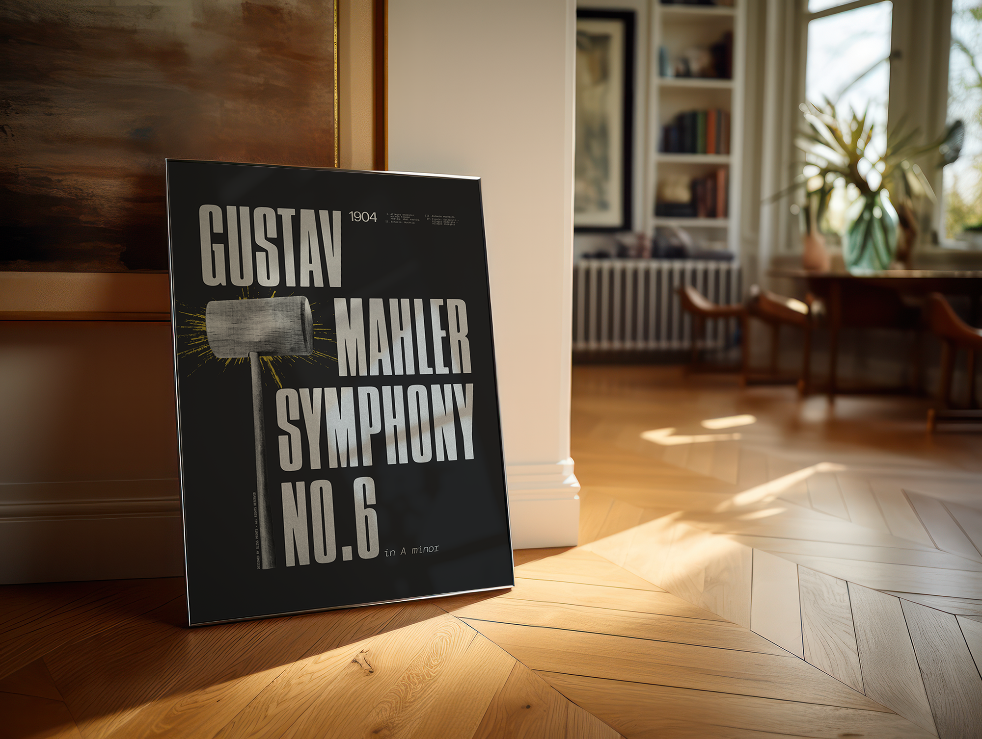 Gustav Mahler Symphony No. 6 Concert Poster
