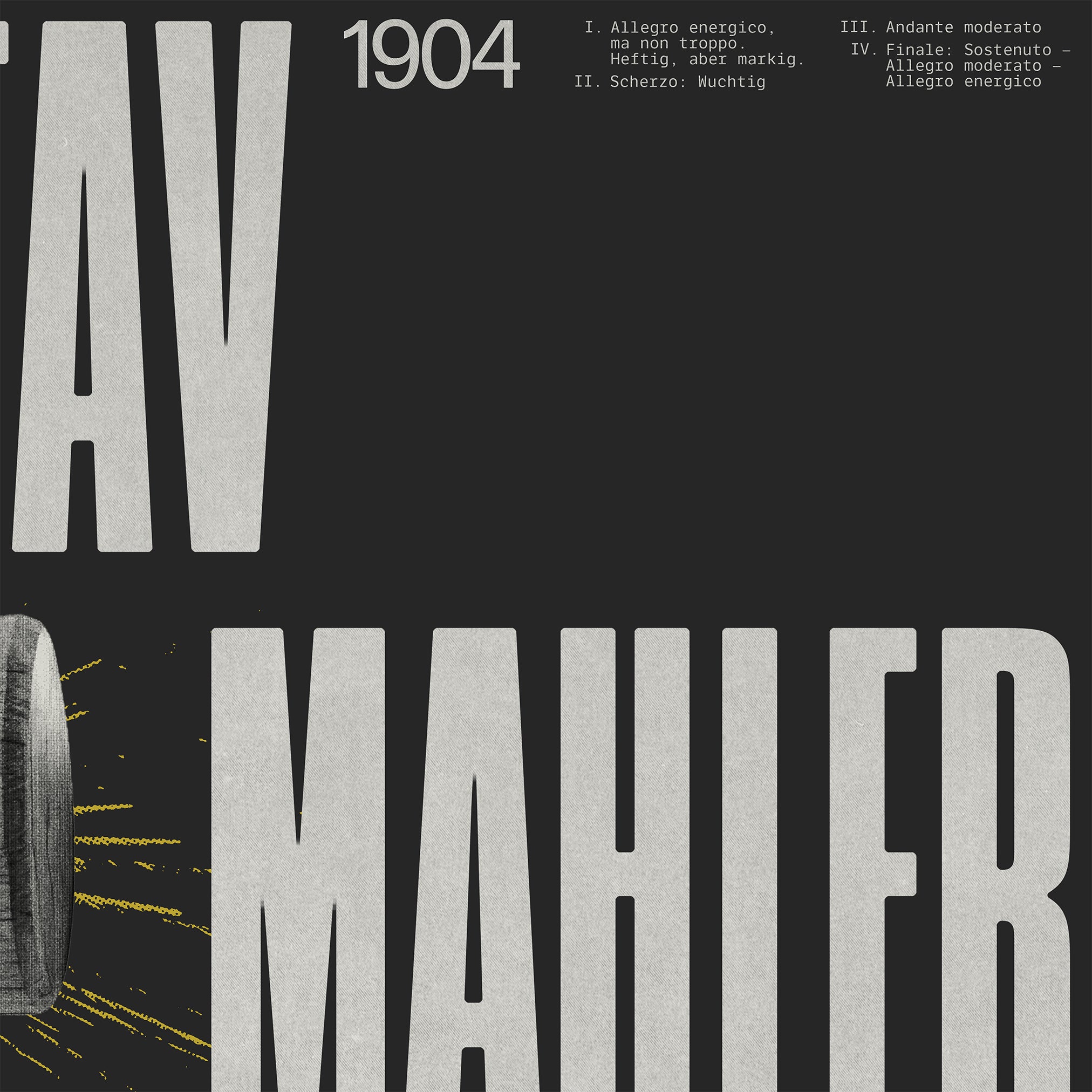 Gustav Mahler Symphony No. 6 Concert Poster