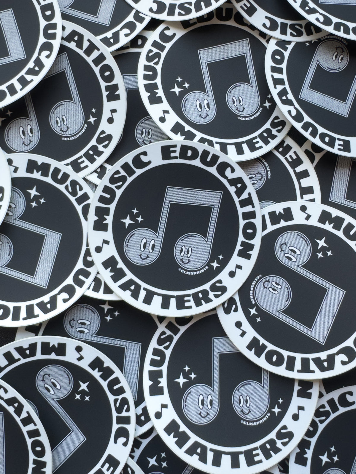 Music Education Matters Sticker, Red