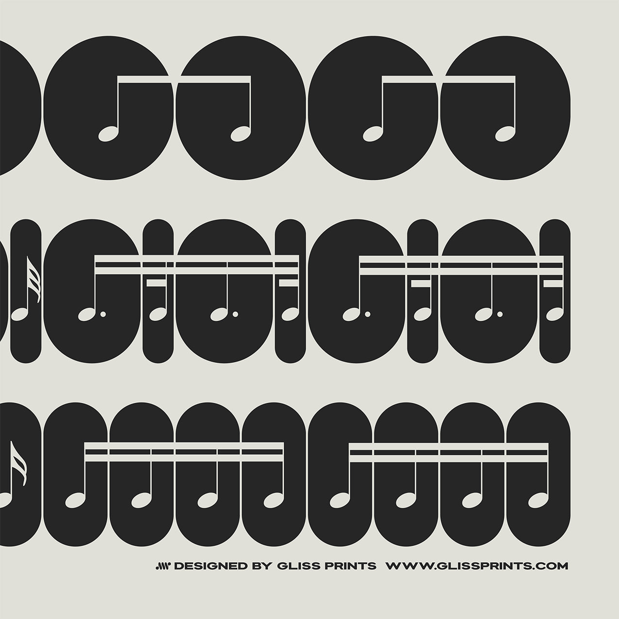 Music Rhythm Note Value Poster |  Beat Breakdown | Cream