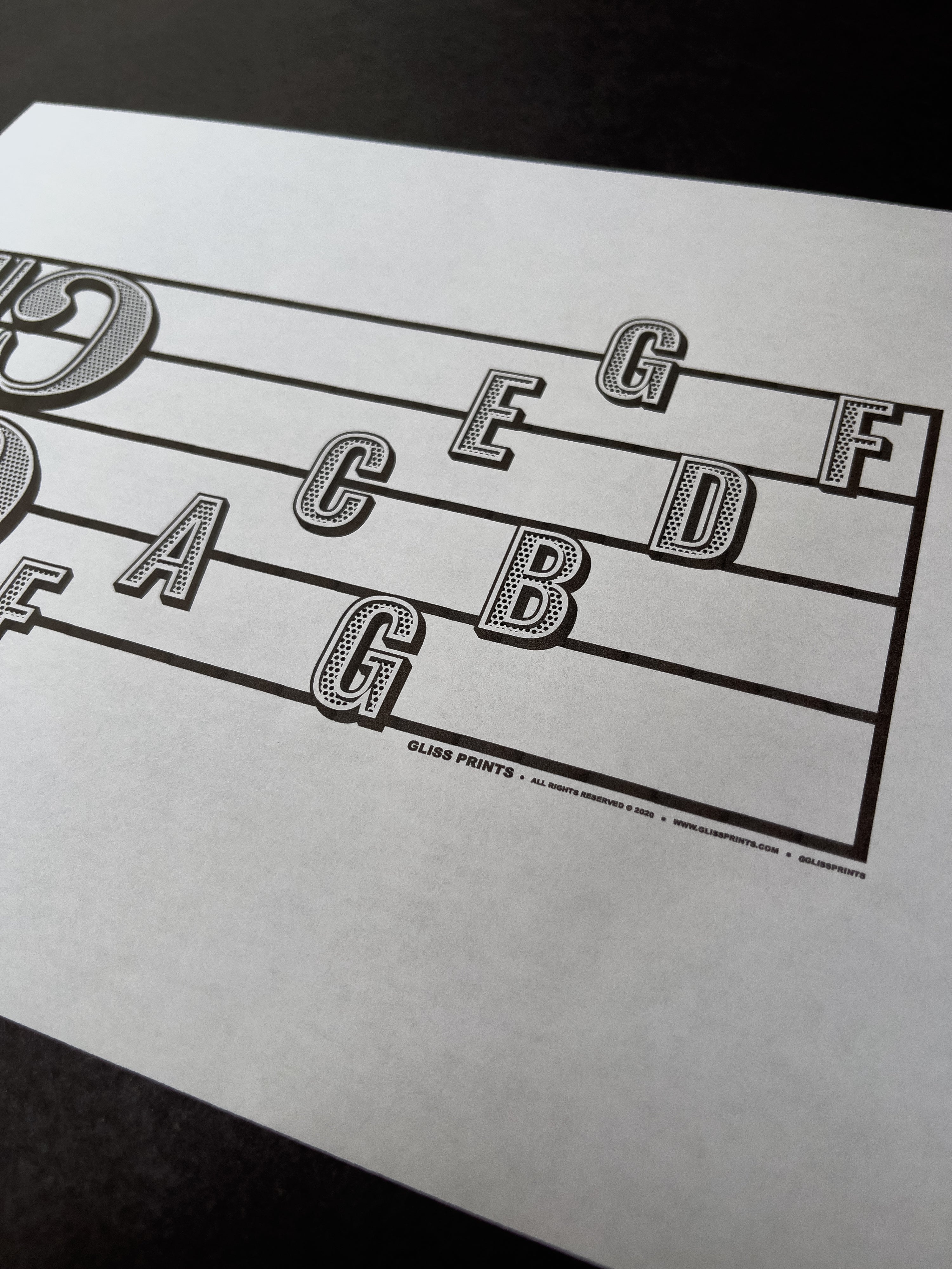 Alto Clef Note Names  Printable Music Education PDF