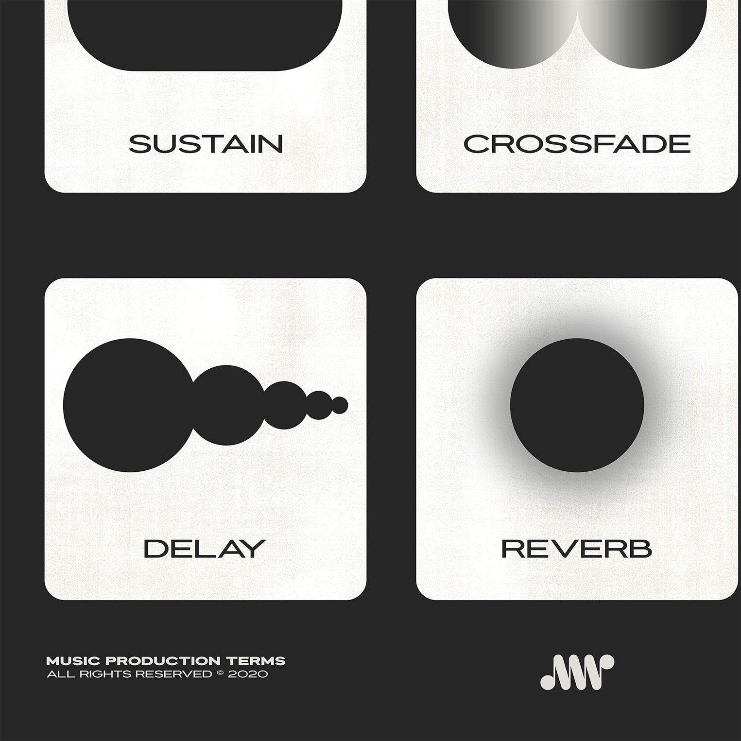 Music Production Terms, Graphic Representation, Black