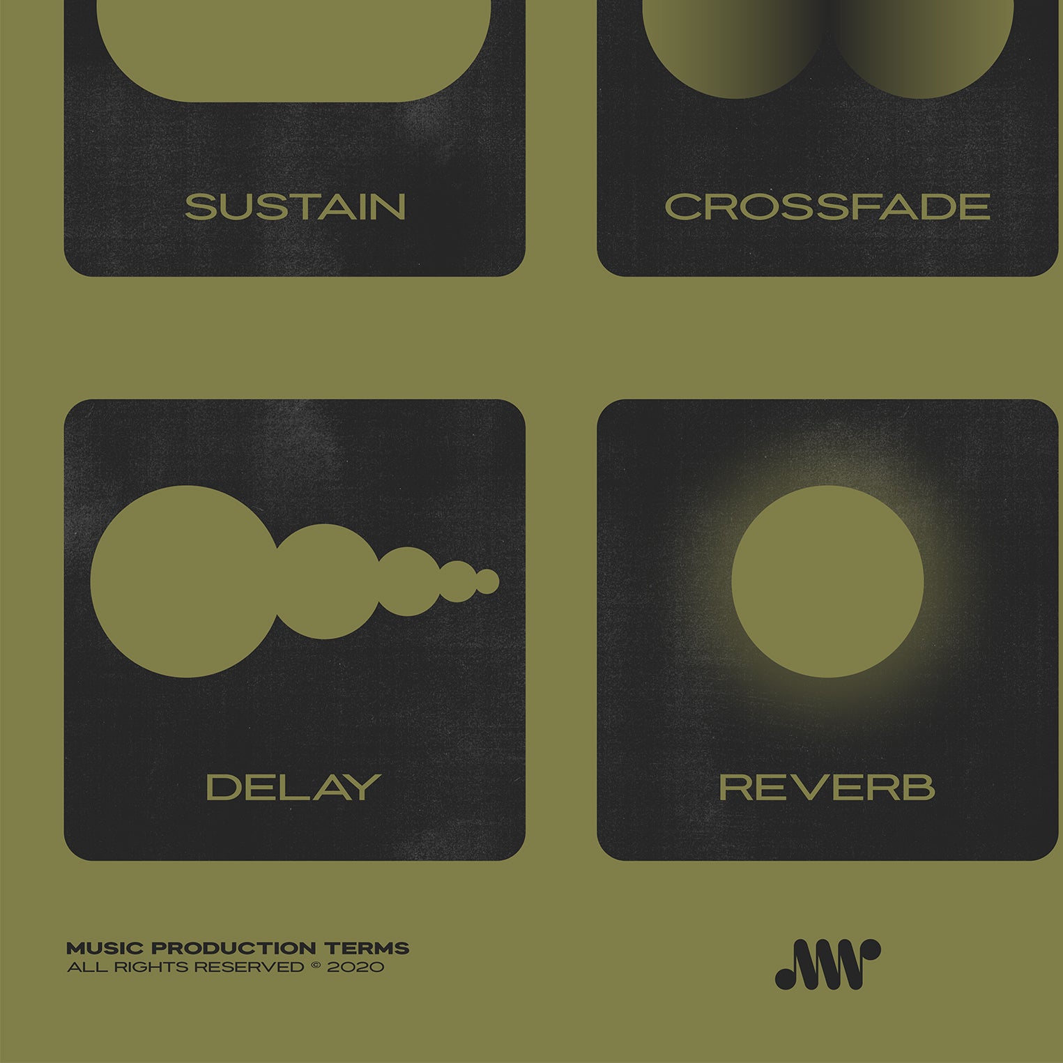 Music Production Terms, Graphic Representation, Green