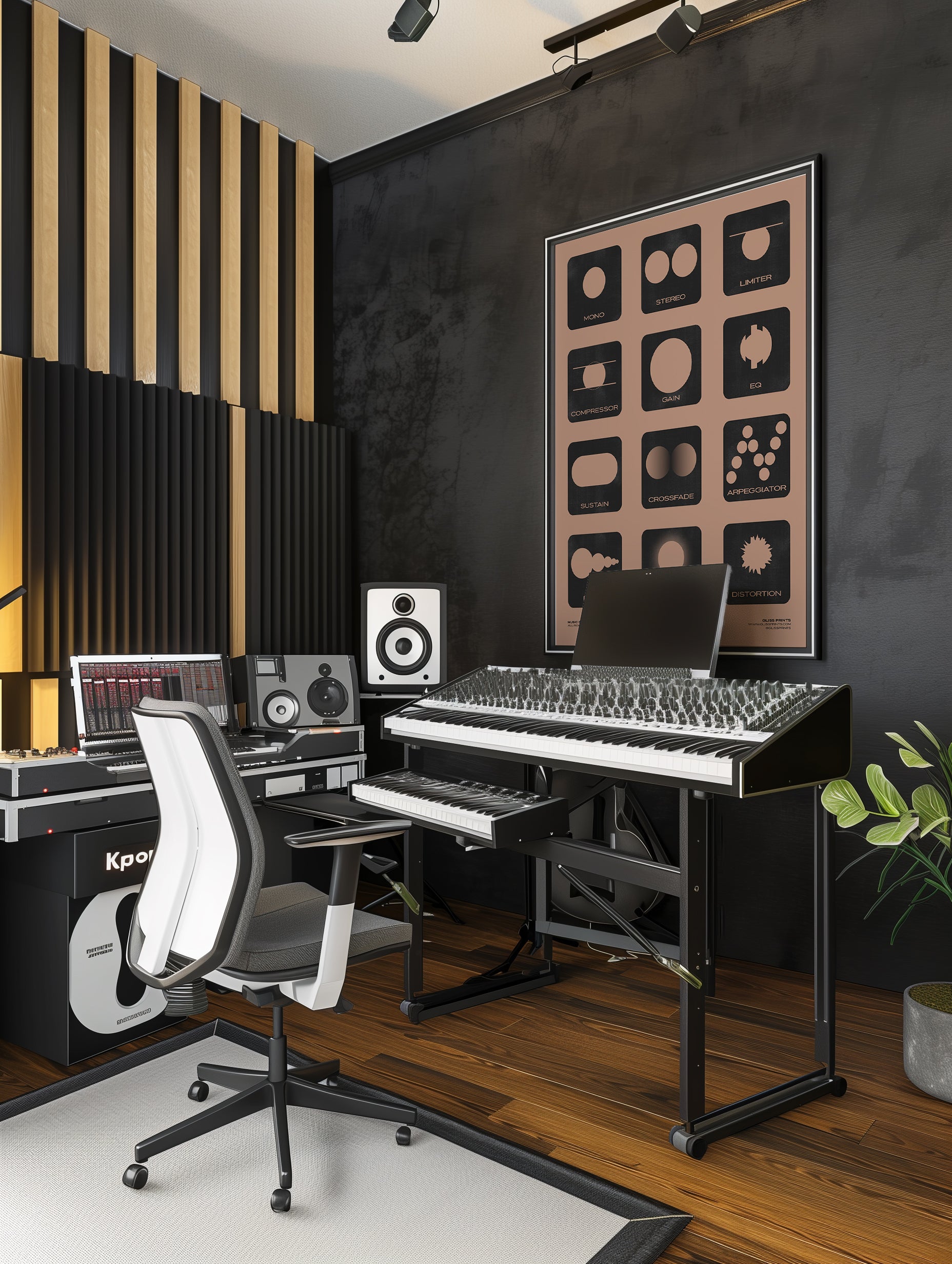 Music Production Terms, Graphic Representation, Pink