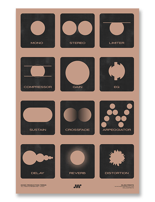 Music Production Terms, Graphic Representation, Pink