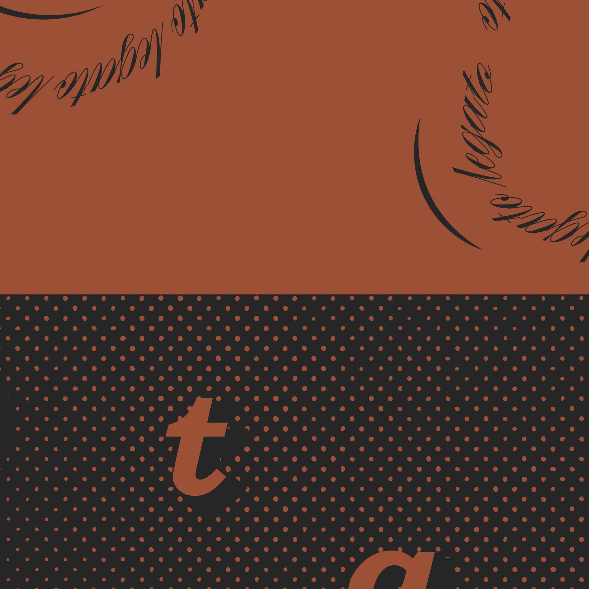 Musical Terms Educational Print, Red