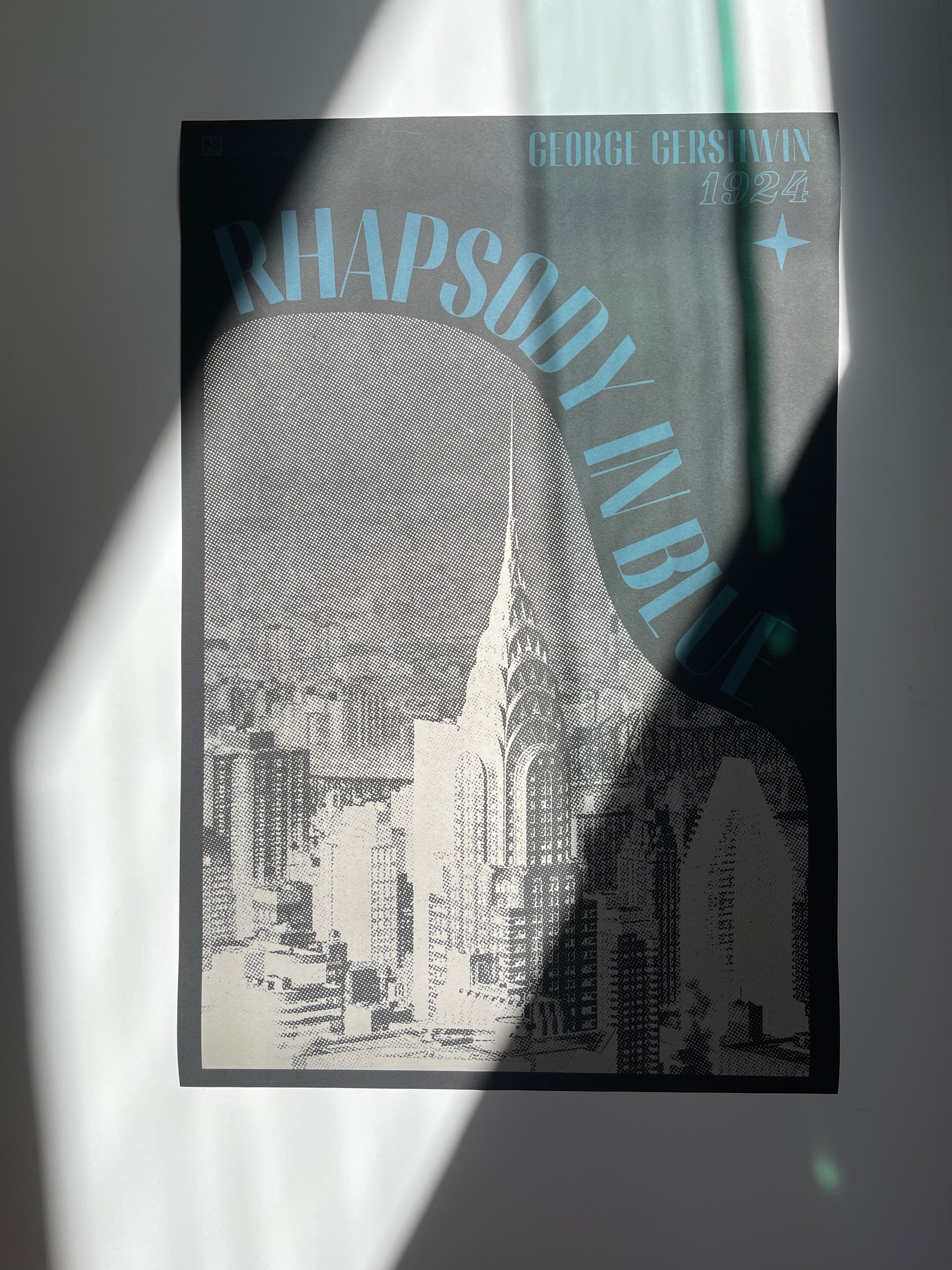 George Gershwin's Rhapsody in Blue Concert Print