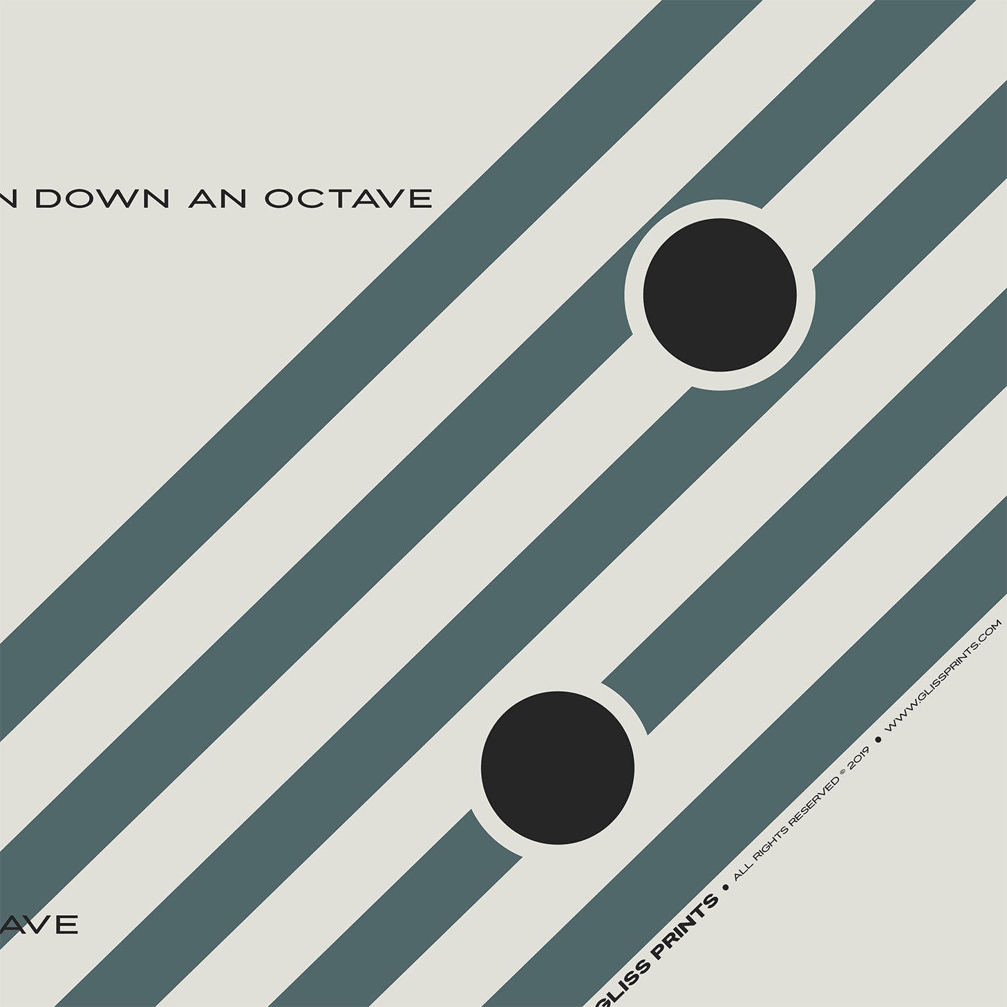 Orchestral Instruments Transposition Chart Poster, Cream Gliss Prints