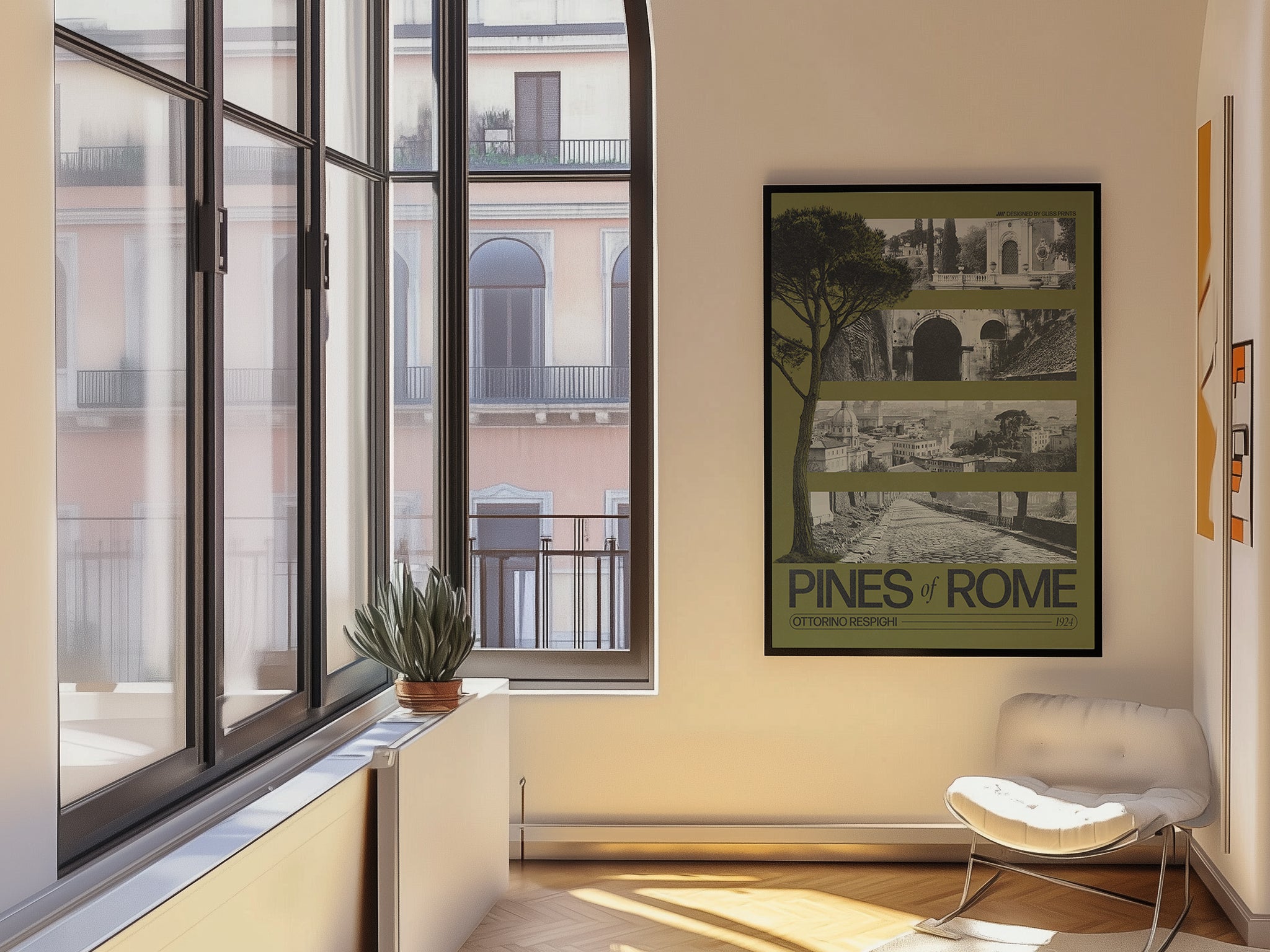 Ottorino Respighi's Pines of Rome Concert Poster