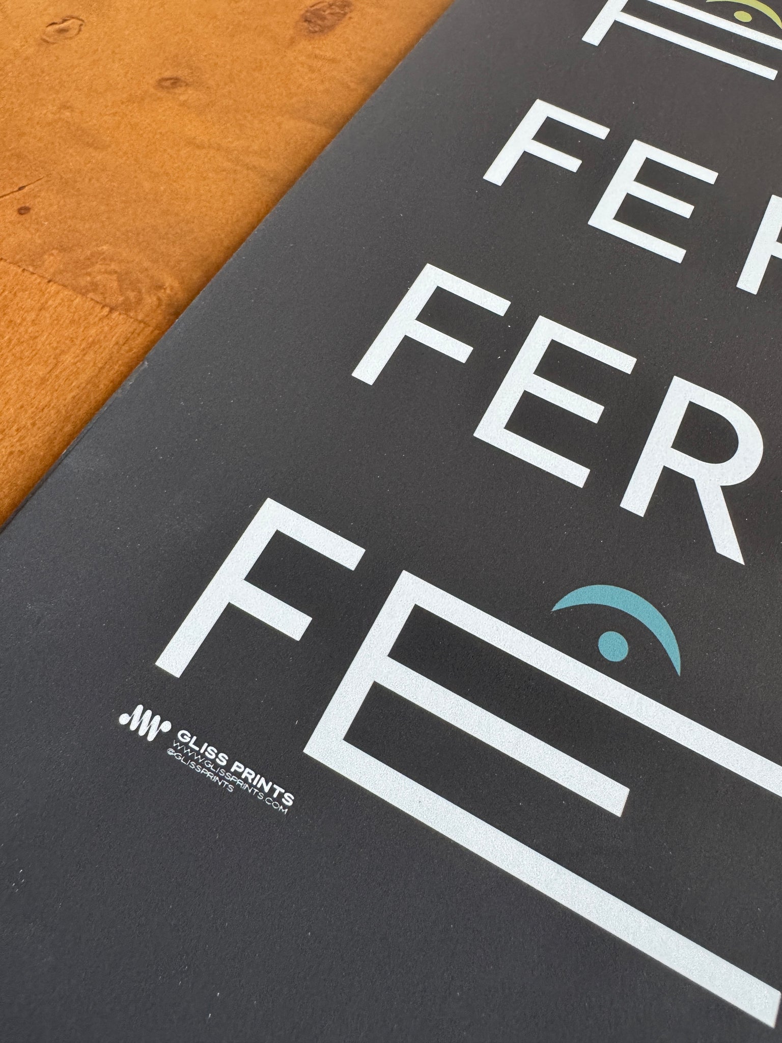 SAMPLE: Fermata Typography Print, 12x18"