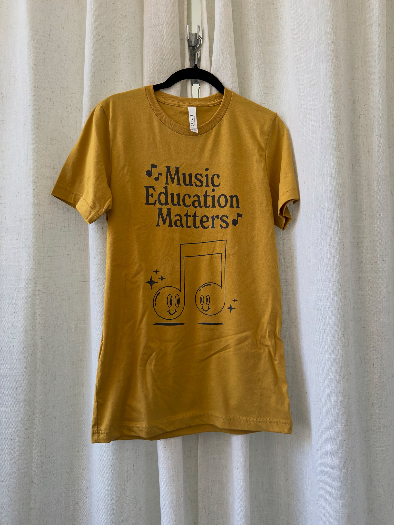 SAMPLE: Music Education Matters Yellow Shirt