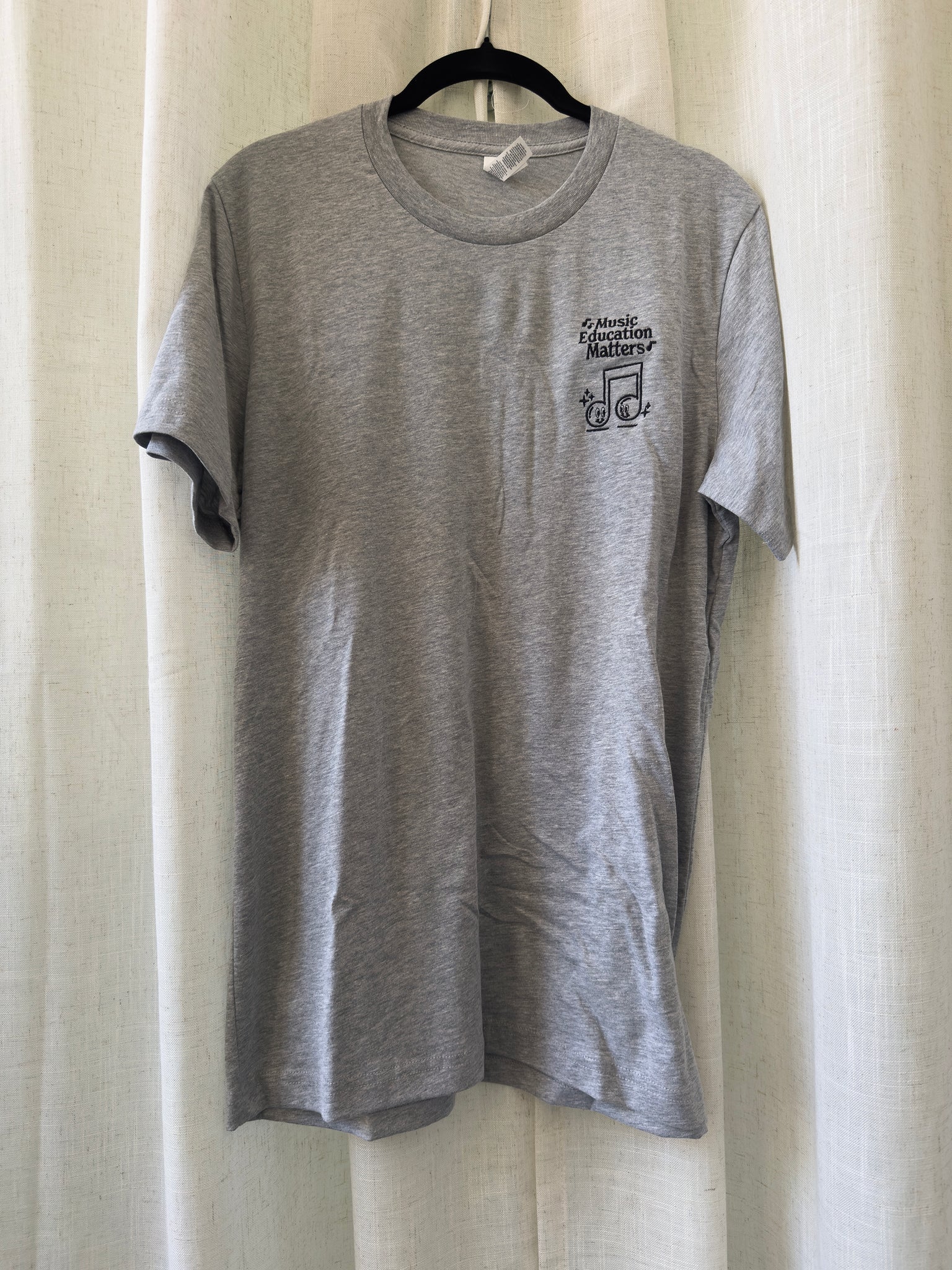 SAMPLE: Music Education Matters Grey Embroidered Shirt
