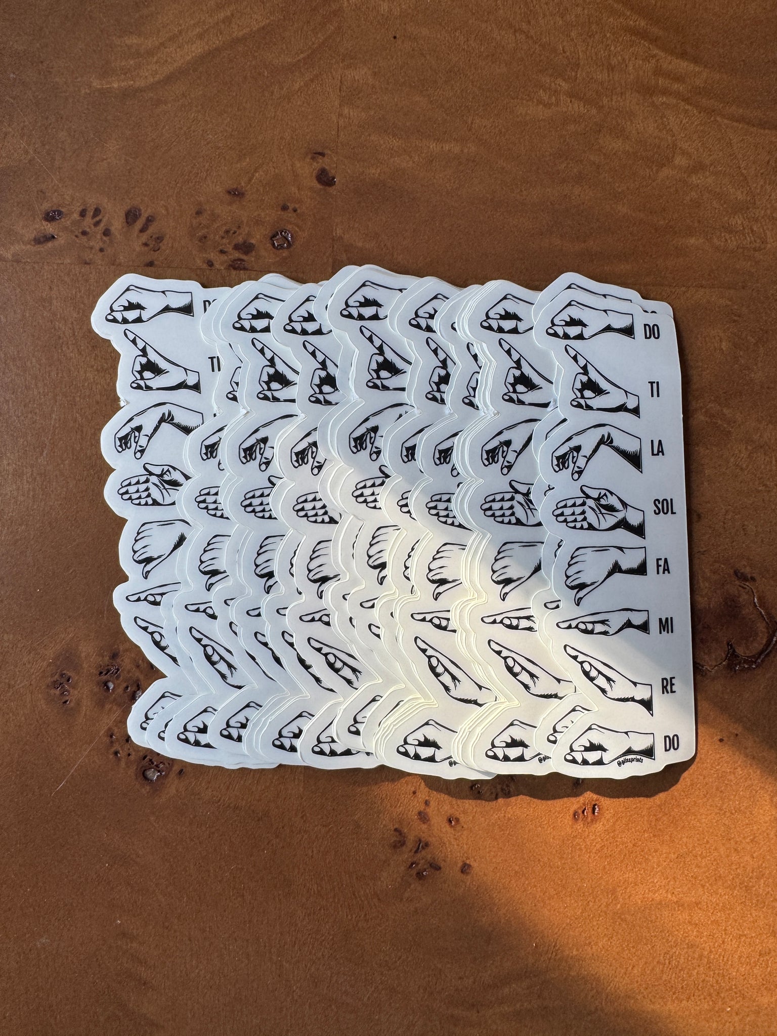 Solfege Sticker Pack of 20 - Production Error