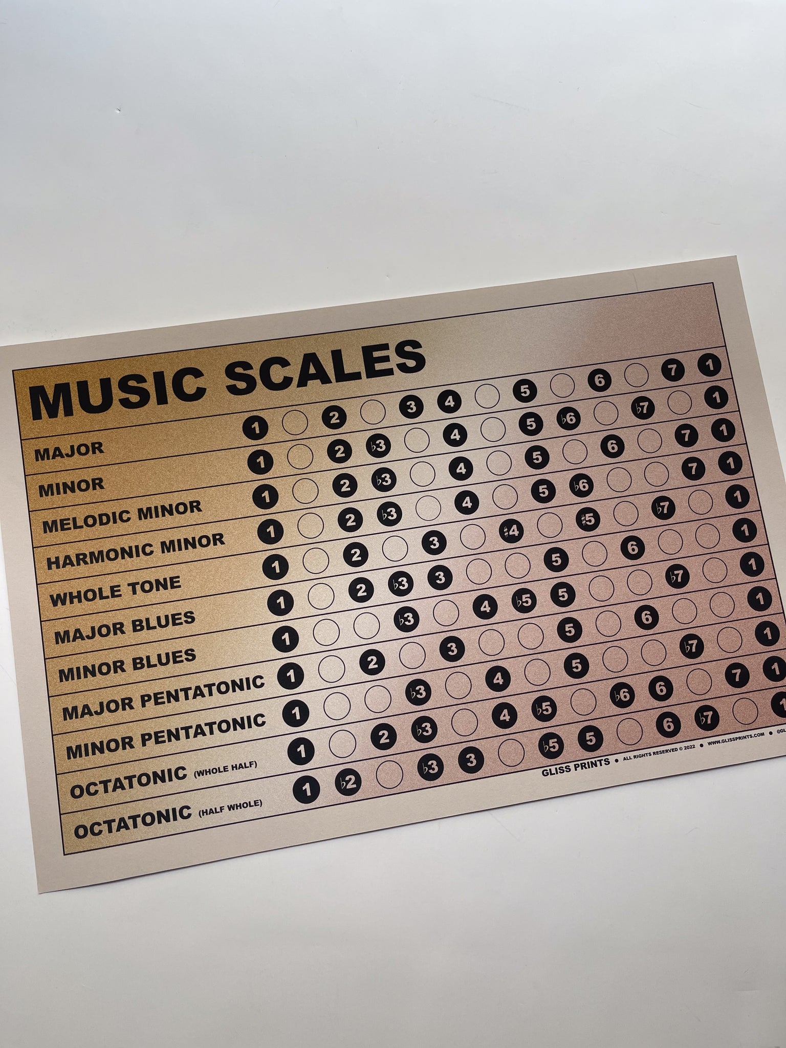 SAMPLE: Scales Gradient Print 12x18