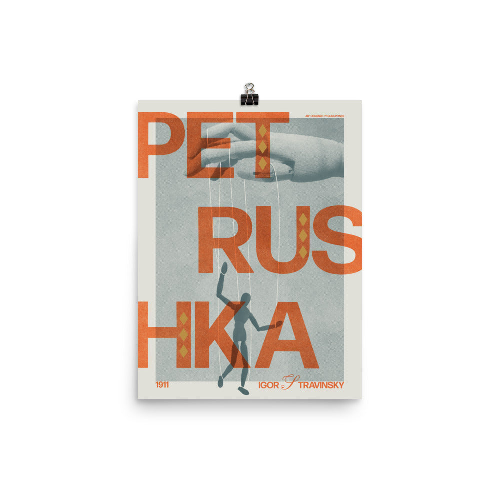 Igor Stravinsky's Petrushka Concert Poster