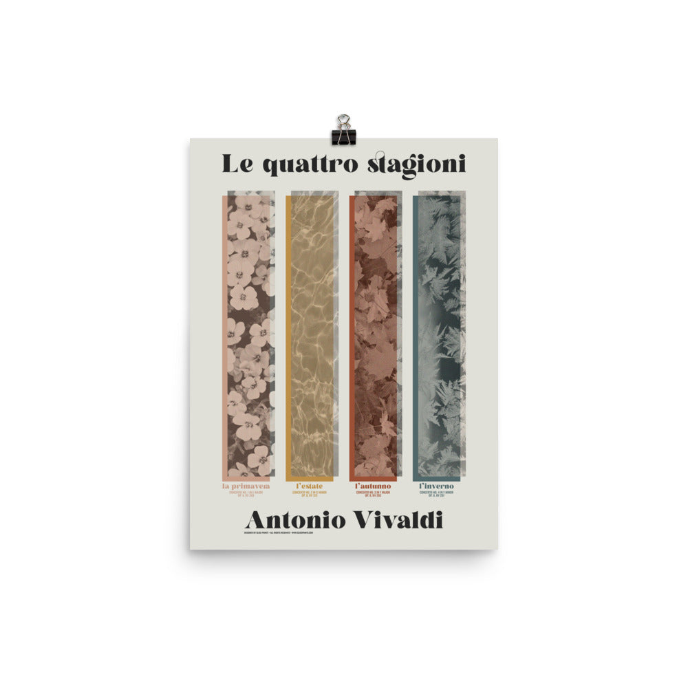 Antonio Vivaldi The Four Seasons Concert Poster