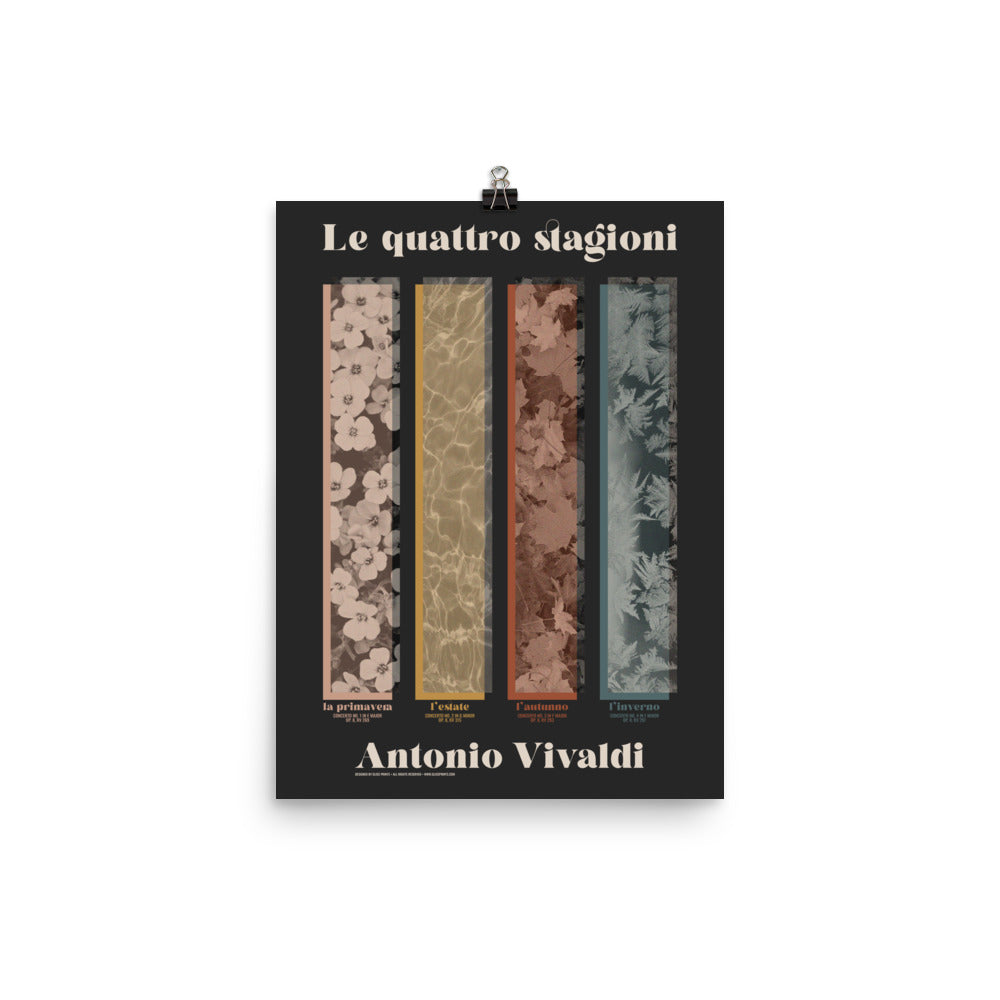 Antonio Vivaldi The Four Seasons Concert Poster