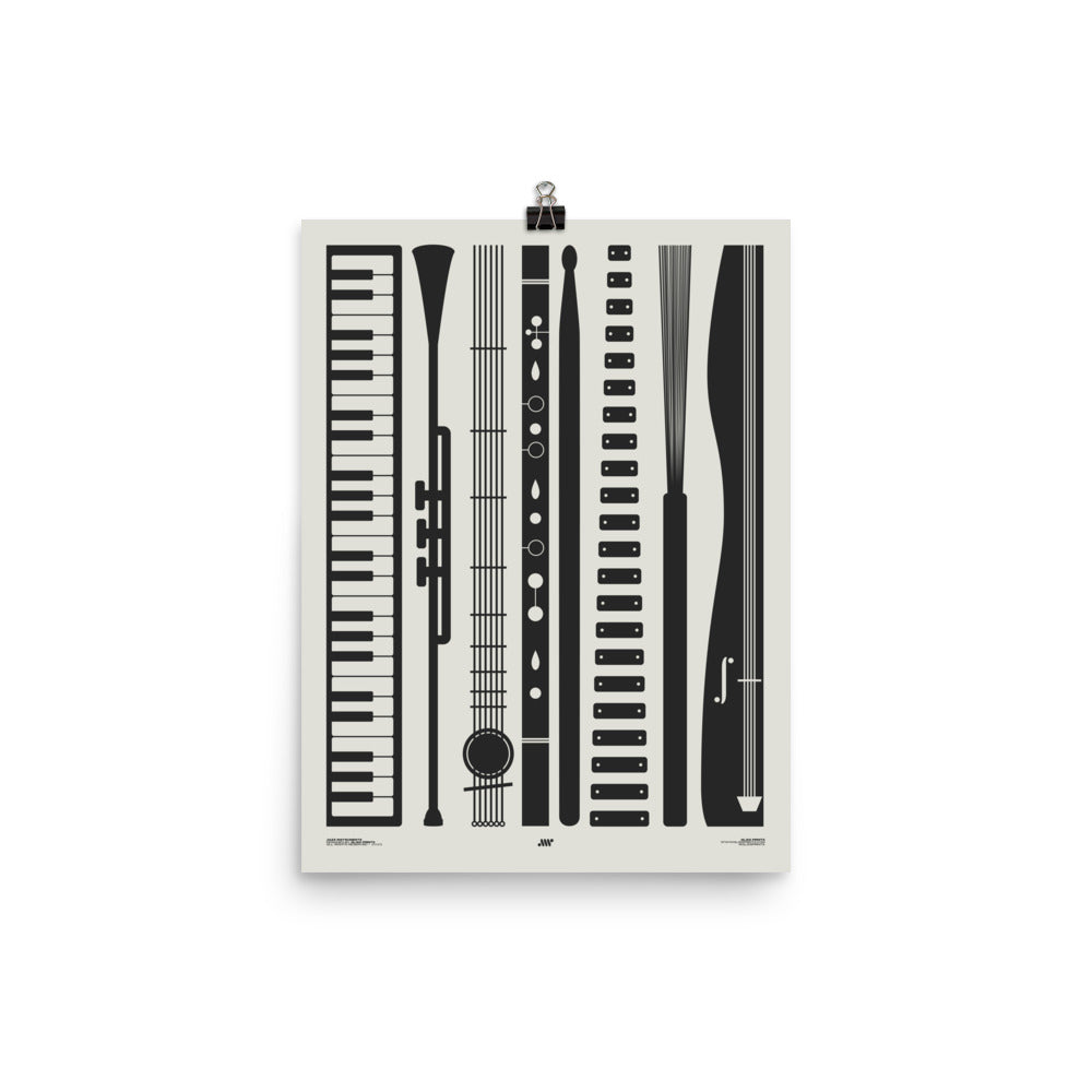 Jazz Instruments Print