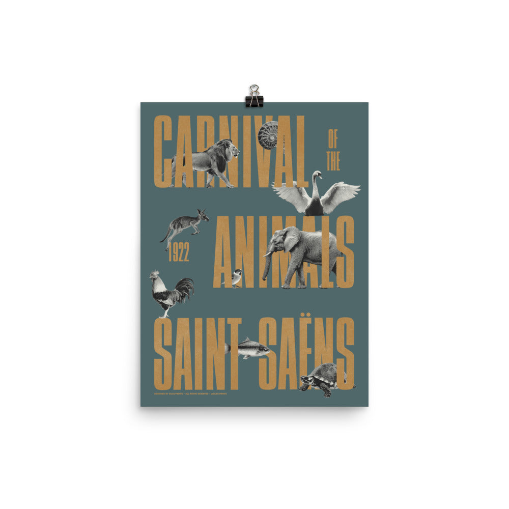 Carnival of the Animals, Camille Saint-Saëns Concert Poster
