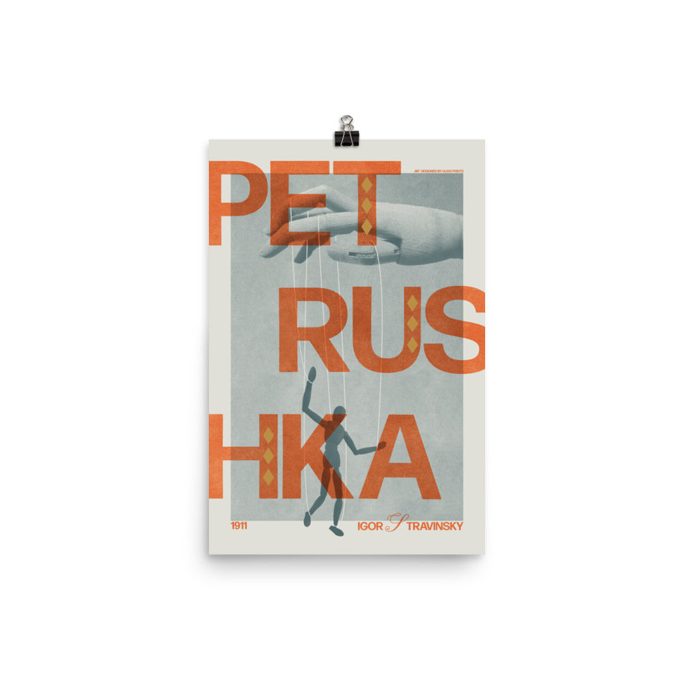 Igor Stravinsky's Petrushka Concert Poster