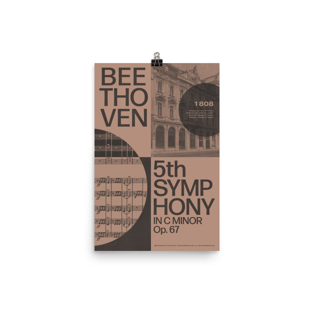 Beethoven's 5th Symphony Concert Poster