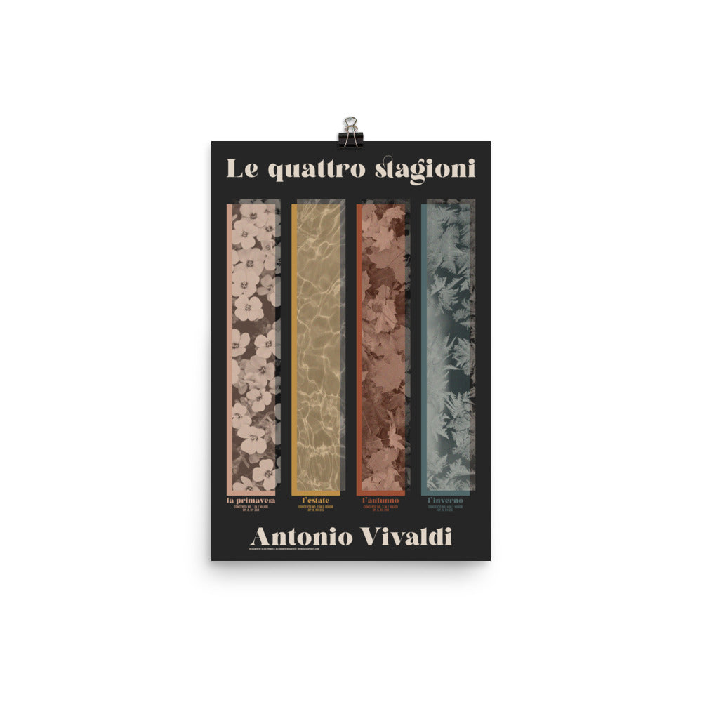 Antonio Vivaldi The Four Seasons Concert Poster