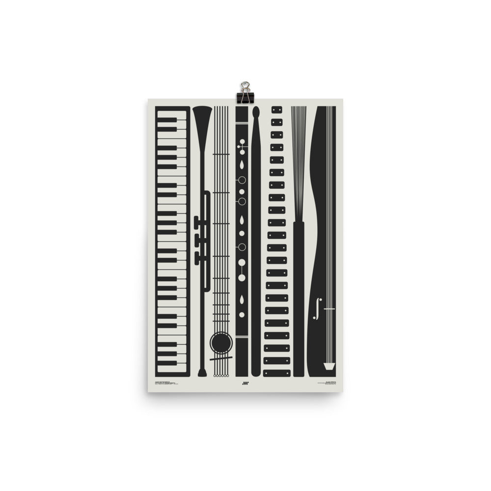 Jazz Instruments Print